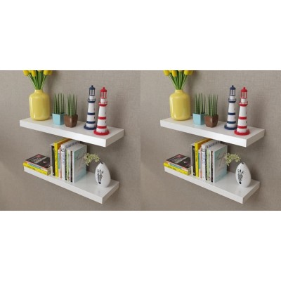 Wall shelves, 4 pcs.,...