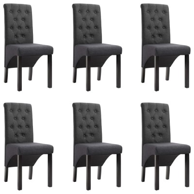 Dining room chairs, 6 pcs.,...