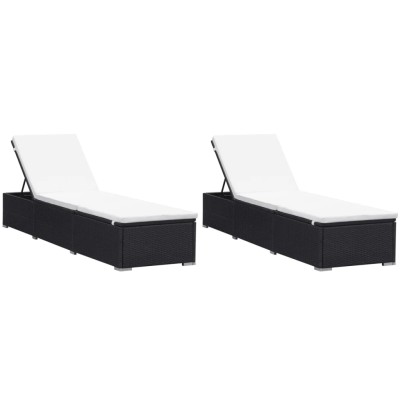 Sunbeds with mattress, 2...