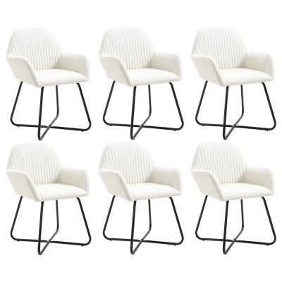 Dining room chairs, 6 pcs.,...