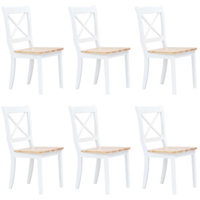 Dining room chairs, 6 pcs.,...