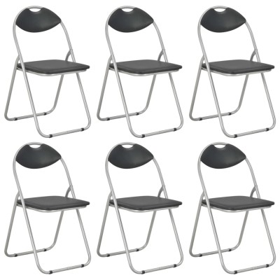 Folding dining chairs, 6...