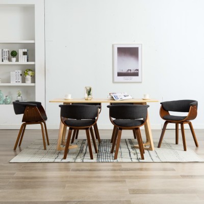 Dining room chairs, 6 pcs.,...