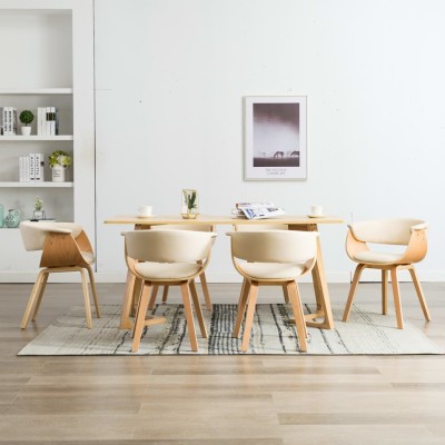 Dining chairs, 6 pcs.,...