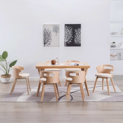 Dining chairs, 6 pcs.,...