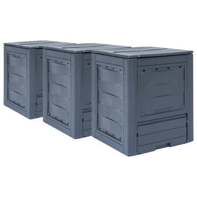 Garden compost bins, 3...