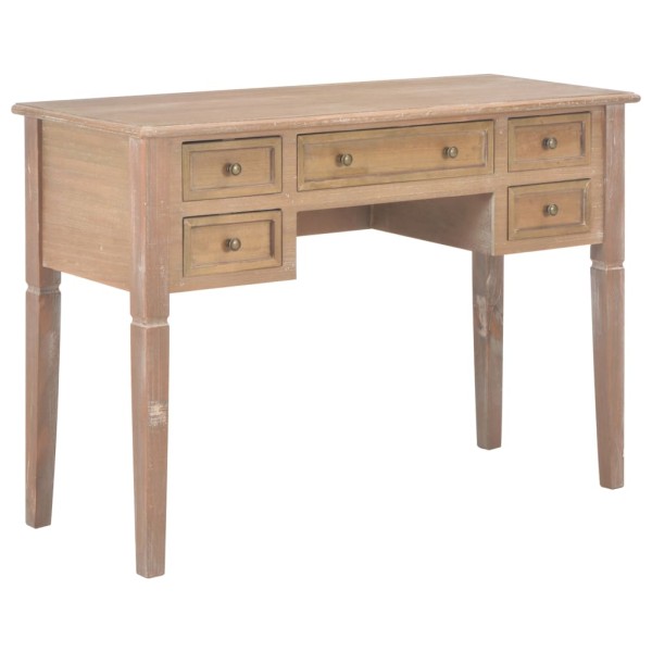 Desk, brown, 109.5x45x77.5cm, wood
