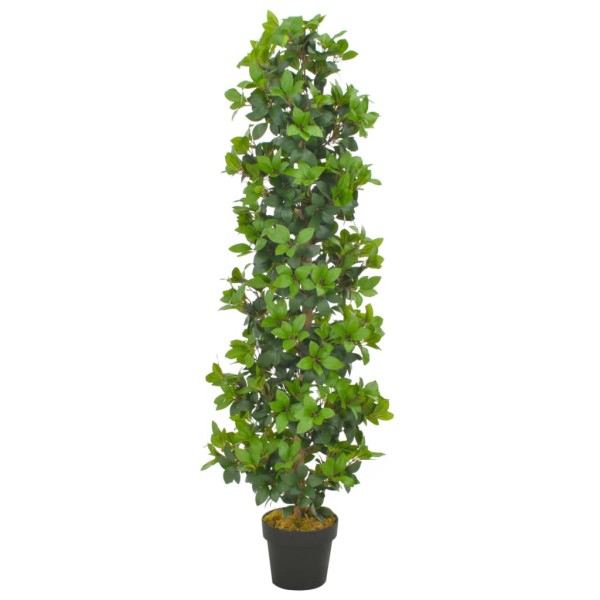 Artificial herb-laurel with pot, green, 150cm