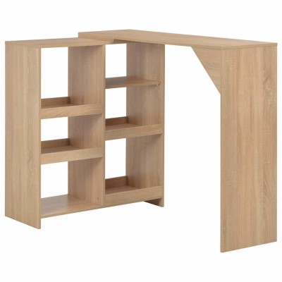 Bar table with movable...