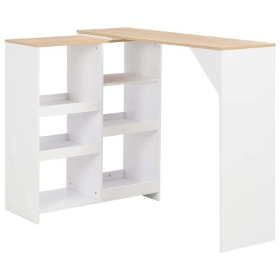 Bar table with movable...