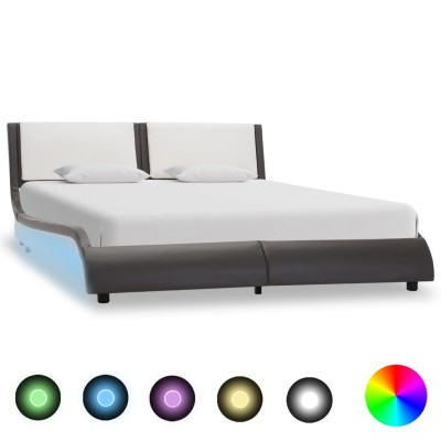 Bed frame with LED light,...