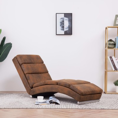 Lounger, brown, artificial...
