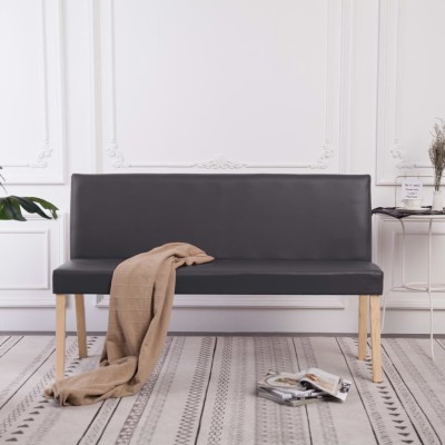 Bench, gray, 139.5 cm,...