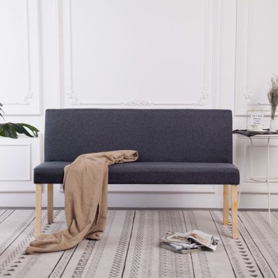 Bench, dark gray, 139.5 cm,...