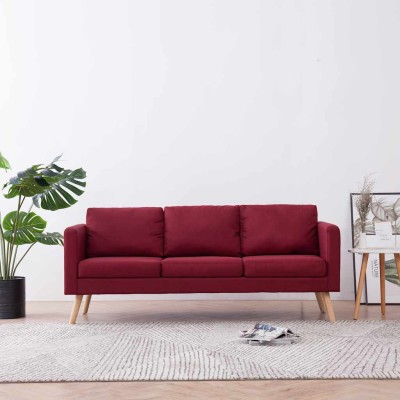 Trivietė sofa, vyno...