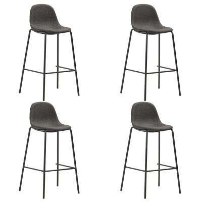 Bar stools, 4 pcs., dark...