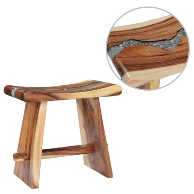 Stool, umbrella wood massif...