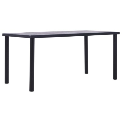 Dining table, black and...