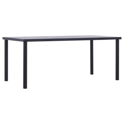 Dining table, black and...