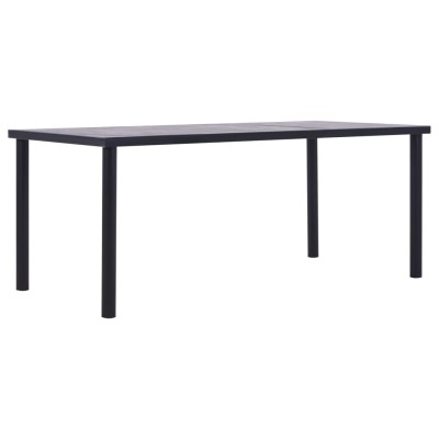 Dining table, black and...