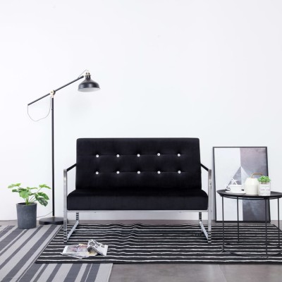 Double sofa with armrests,...