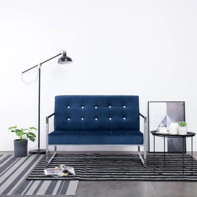 Double sofa with armrests,...