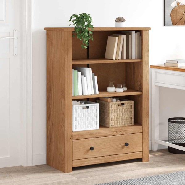 Bookcase Panama, 80x35x110cm, solid pine wood