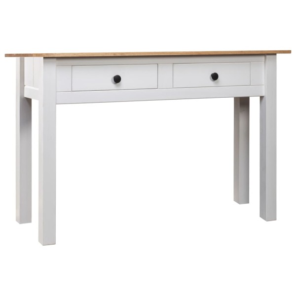 Console table Panama, white, 110x40x72cm, pine wood.