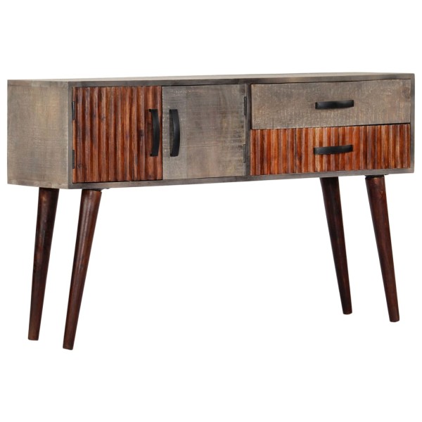 Console table, gray, 120x35x75cm, unwrapped. mango wood