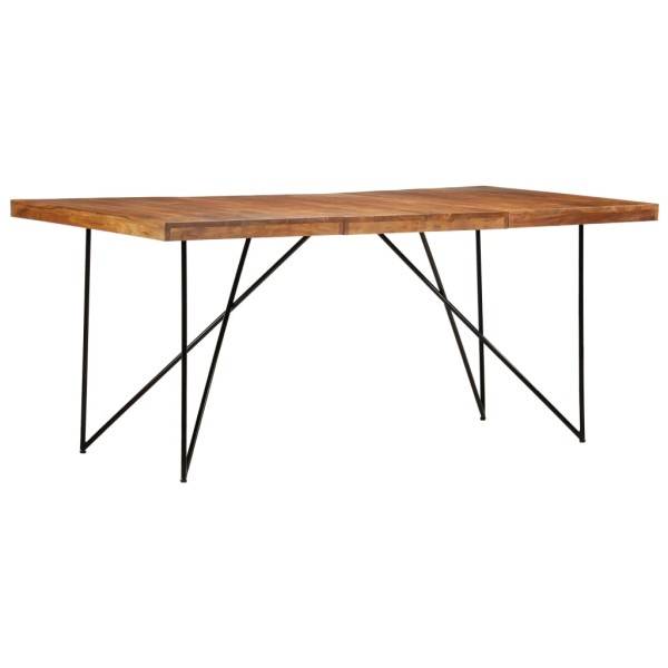 Dining table, 180x90x76cm, solid acacia wood