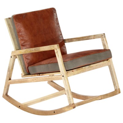 Rocking chair, brown, real...