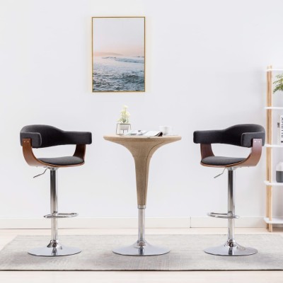 Bar stools, 2 pcs., gray...
