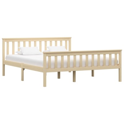 Bed frame, natural color,...