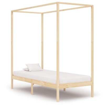 Bed frame with canopy,...
