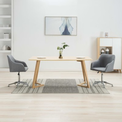 Swivel dining chairs, 2...