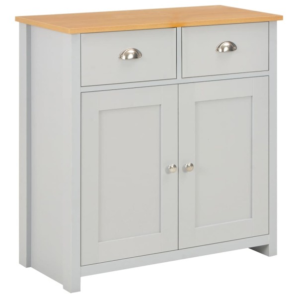 Side cabinet, gray, 79x35x81cm