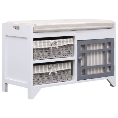 Corridor bench, white,...