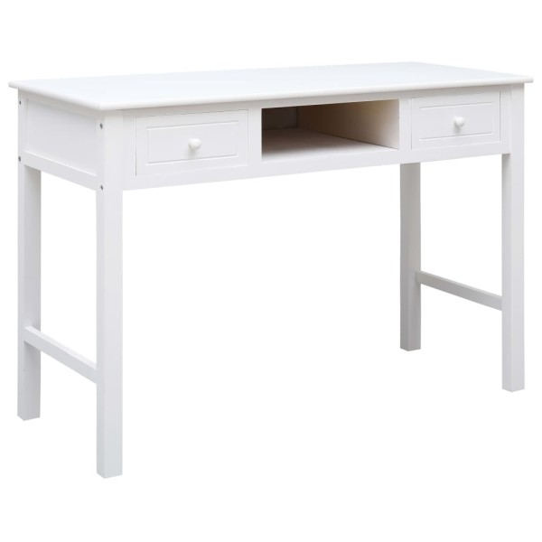 Desk, white, 110x45x76 cm, wood