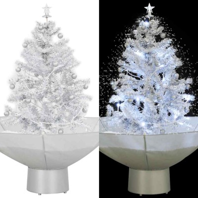 Christmas tree with snow...