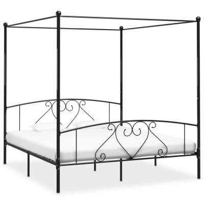 Bed frame with canopy,...