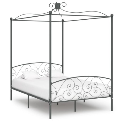 Bed frame with canopy,...