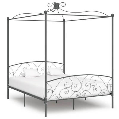 Bed frame with canopy,...