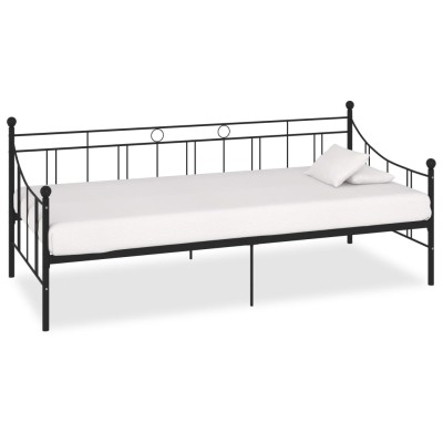 Bed frame, black, 90x200cm,...