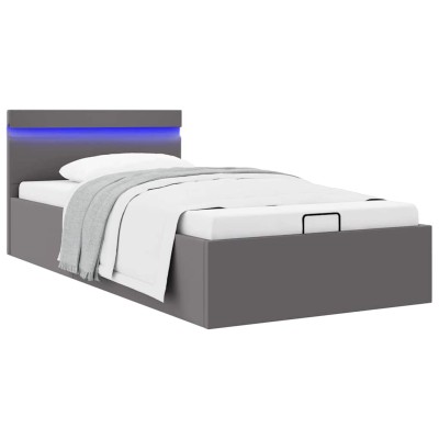 Bed frame with LED/storage...