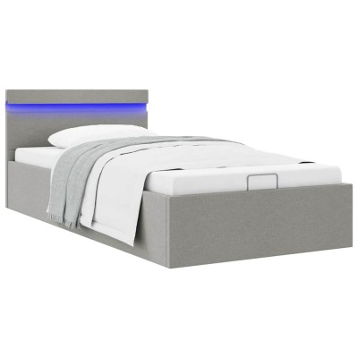 Bed frame with LED and...