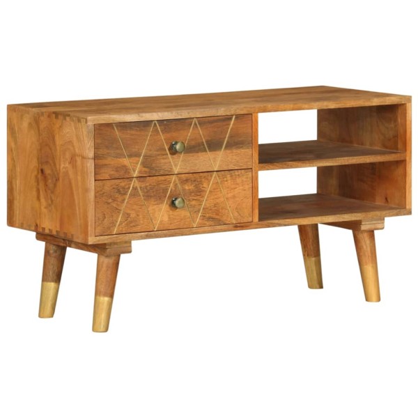 TV cabinet, 85x35x47cm, solid mango wood