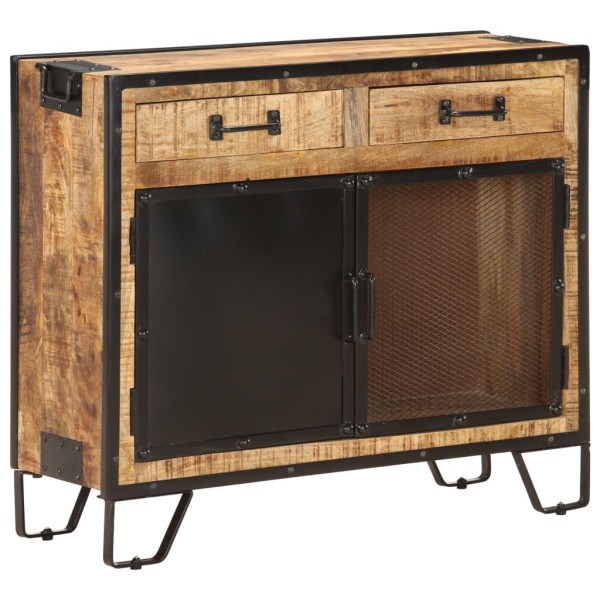 Side cabinet, 80x31x71cm, raw mango solid
