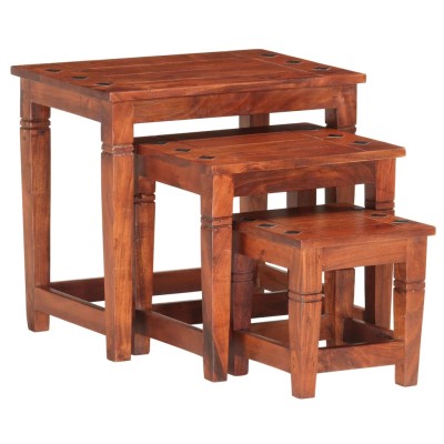 Stackable tables, 3 pcs.,...