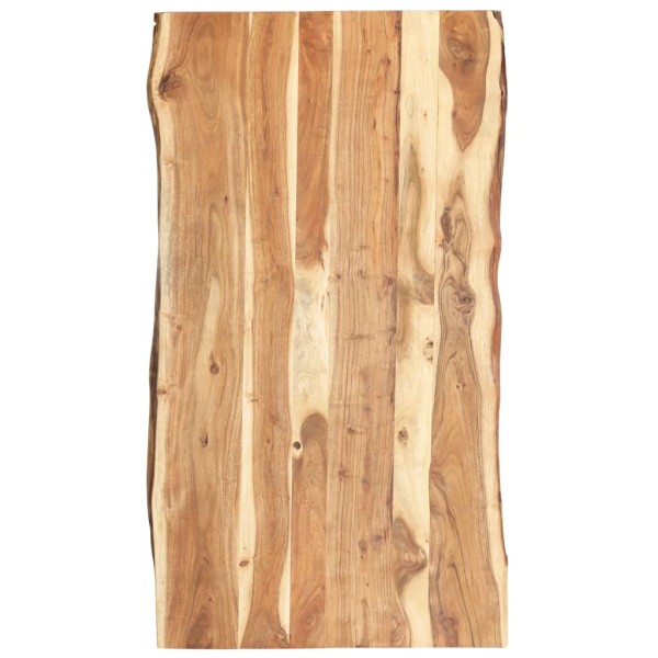 Tabletop, 118x(50-60)x3.8cm, solid acacia wood