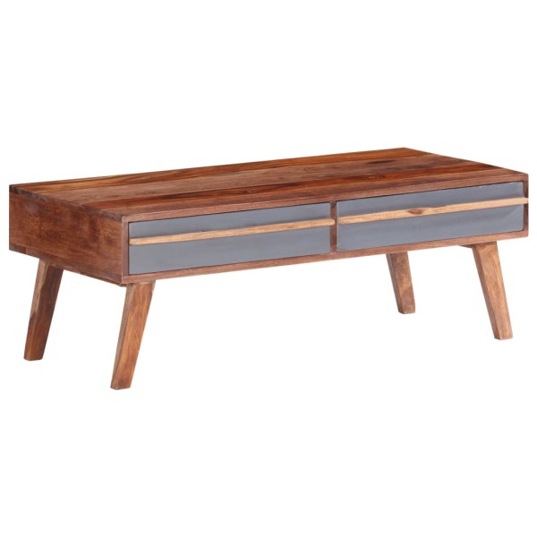 Coffee table, gray, 110x50x40cm, solid wood